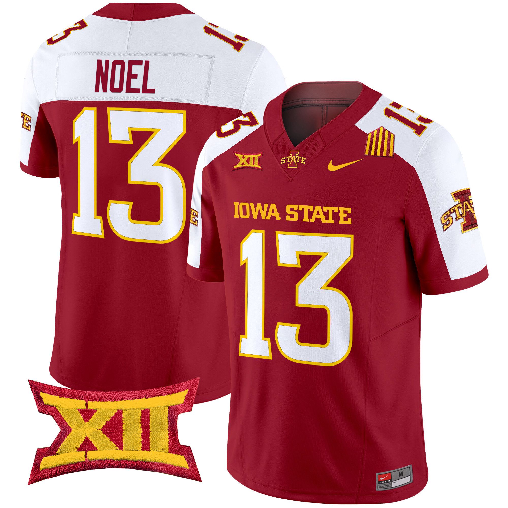 Men Iowa State Cyclones #13 Noel Red Nike 2024 Vapor Limited NCAA Jersey->customized ncaa jersey->Custom Jersey